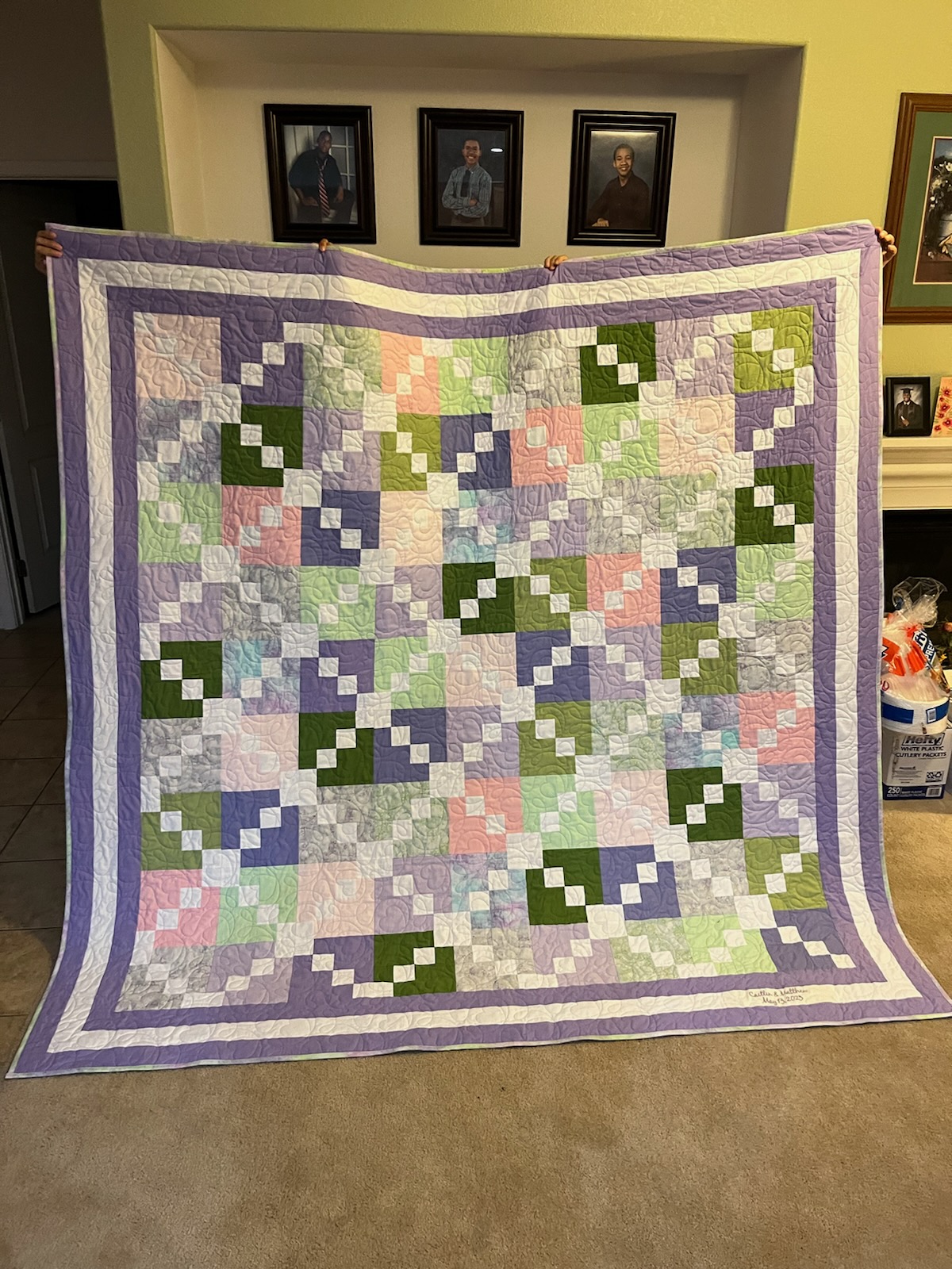 Bed quilt